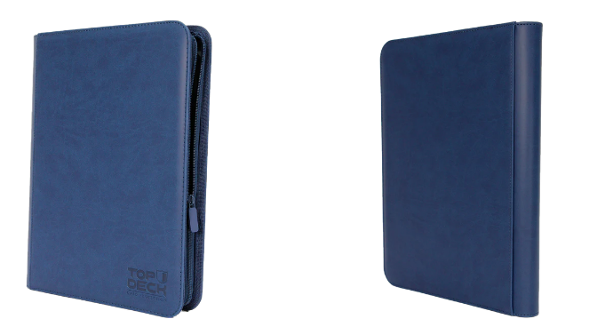 Carpeta Premium TOPDECK 360 color Azul Oscuro