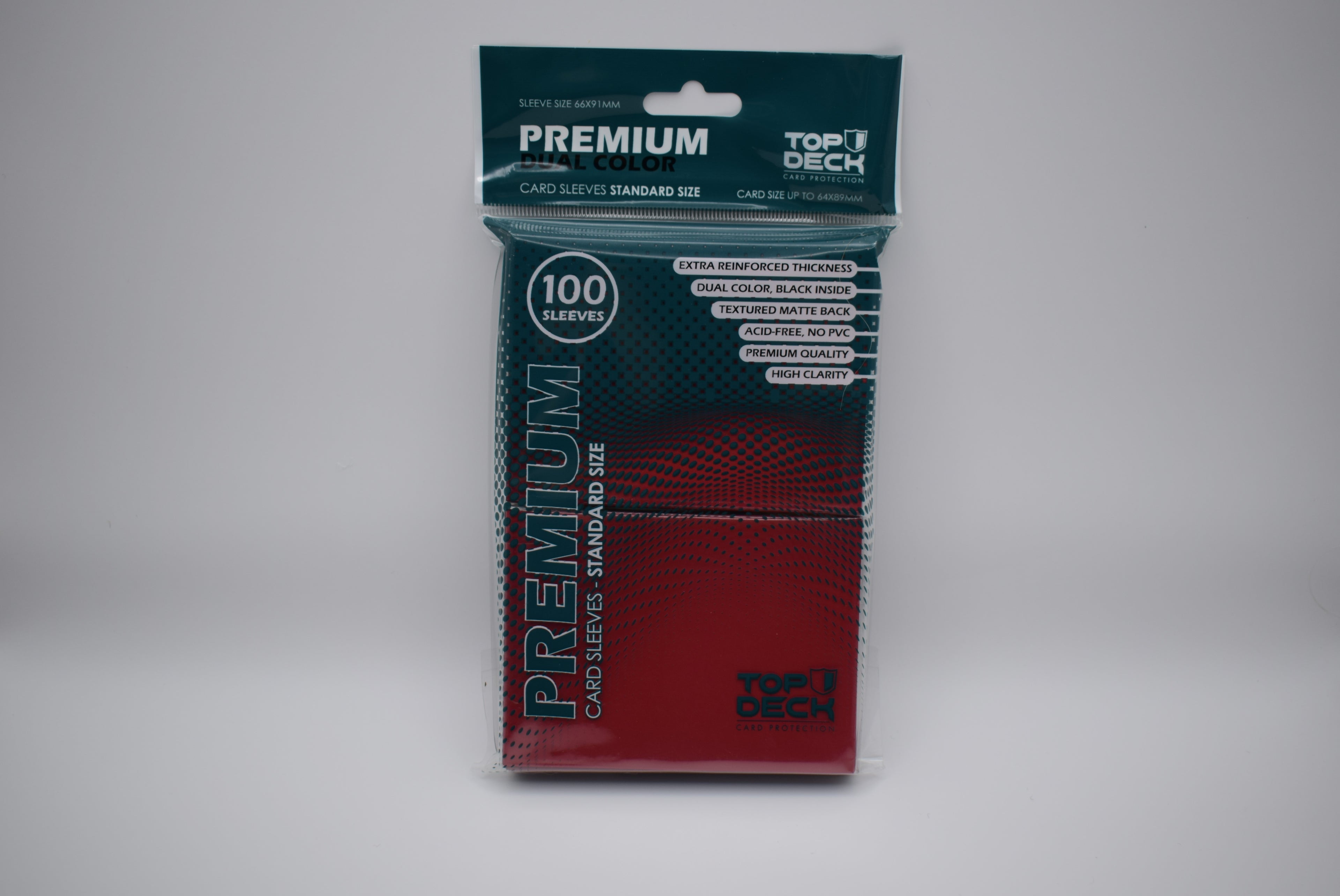 Protectores Premium TOPDECK Standard Rojo